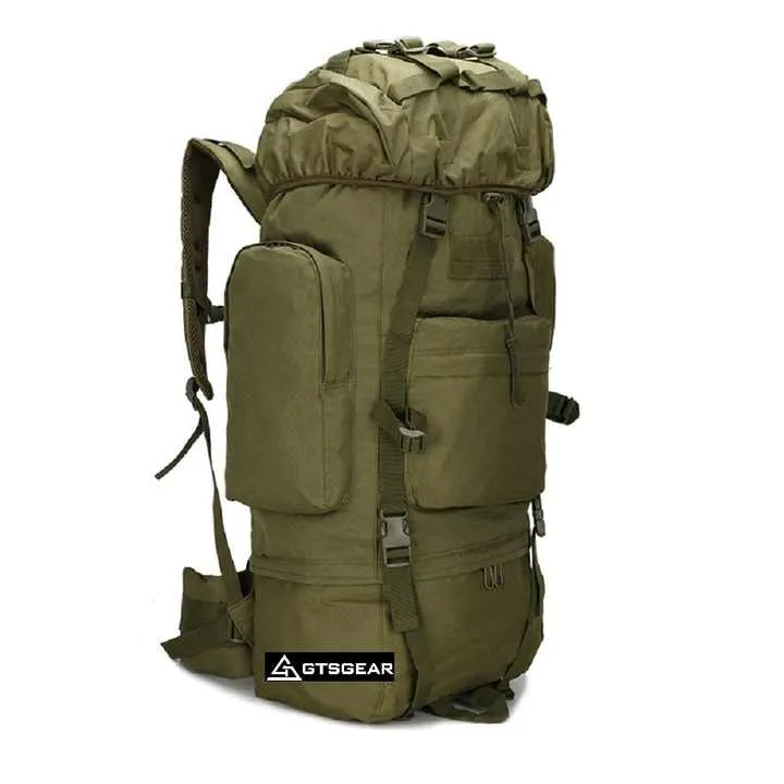 سعة كبيرة لوازم التخييم في الهواء الطلق المشي لمسافات طويلة -Mountaineering Bag Outdoor Camping Hiking Supplies