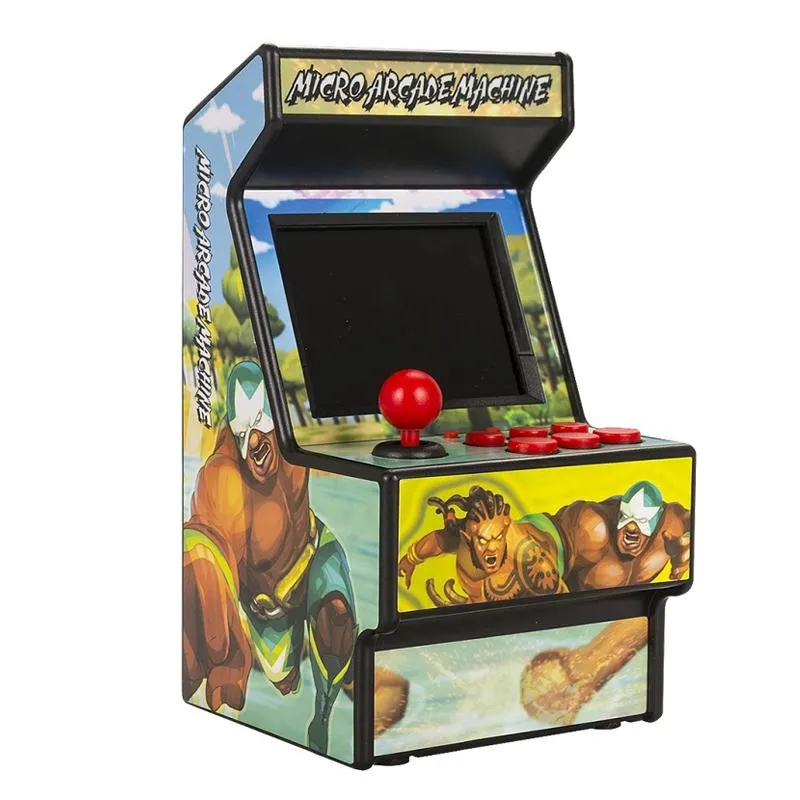 156 Built-In Retro Mini Arcade Handheld Game Console - 16-Bit