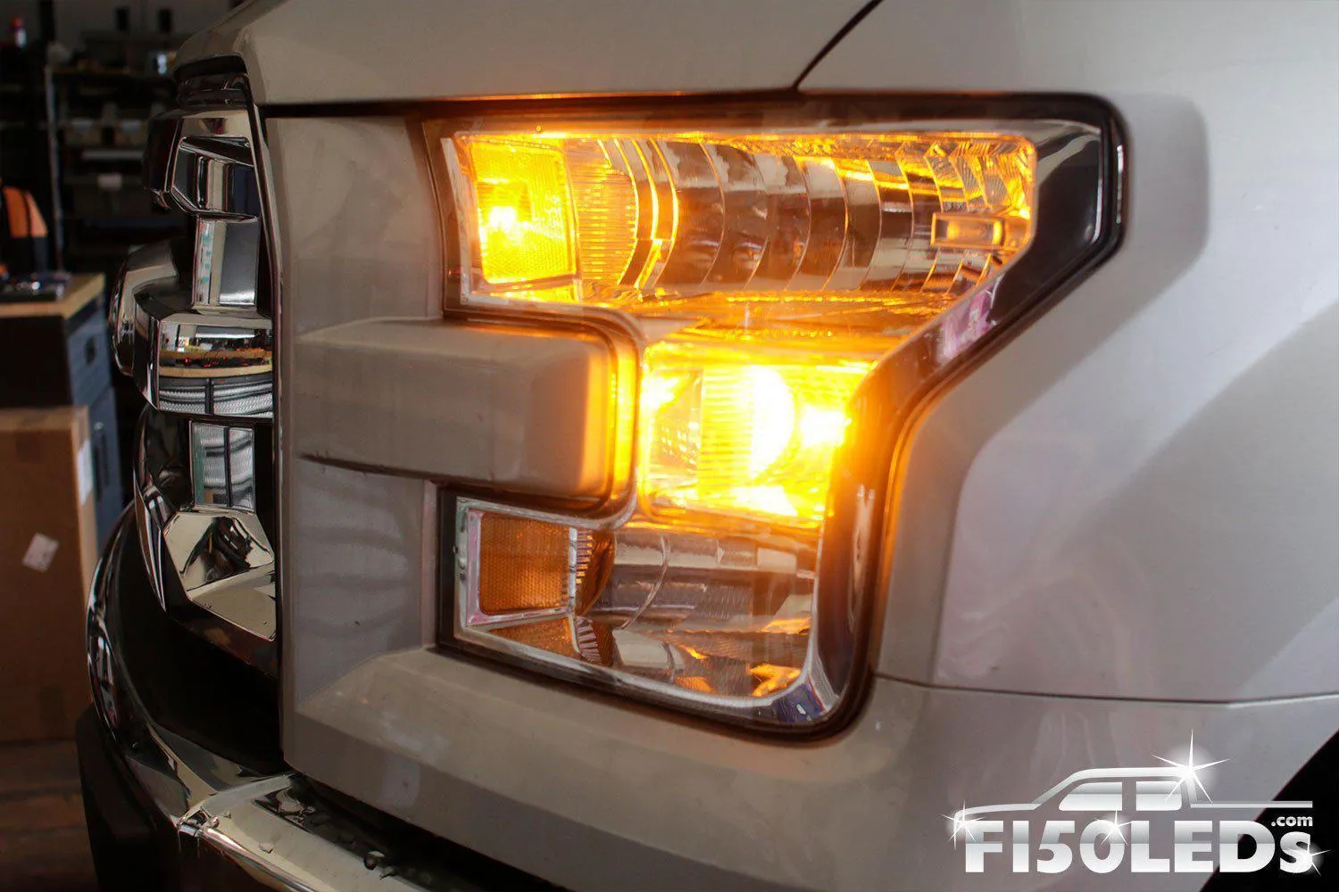 2015 - 2020 F150 CREE FRONT RUNNING & BLINKER LED LIGHT BULBS