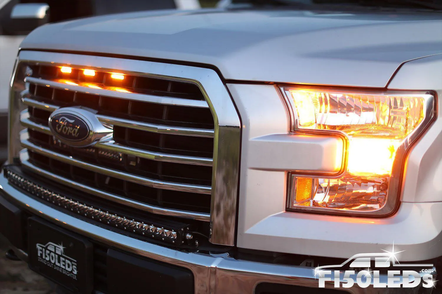 2015 - 2020 F150 CREE FRONT RUNNING & BLINKER LED LIGHT BULBS