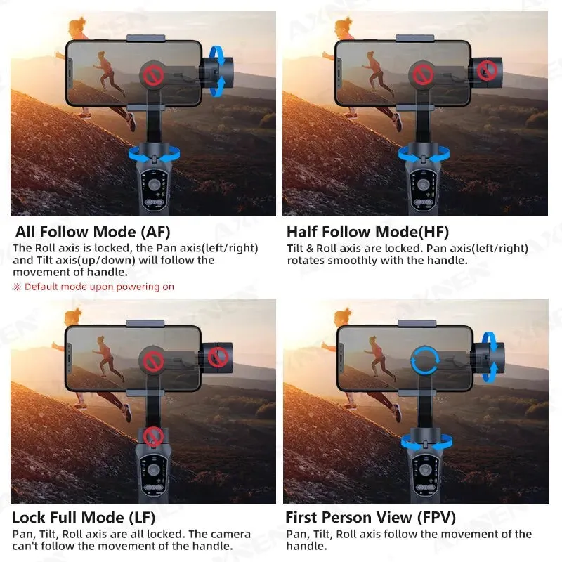 3 Axis Smartphone Gimbal for Vlogging
