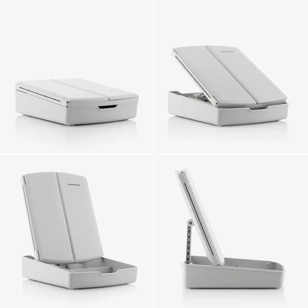 3-in-1 Folding Led Mirror with Make-up Organiser Panomir Innovagoods