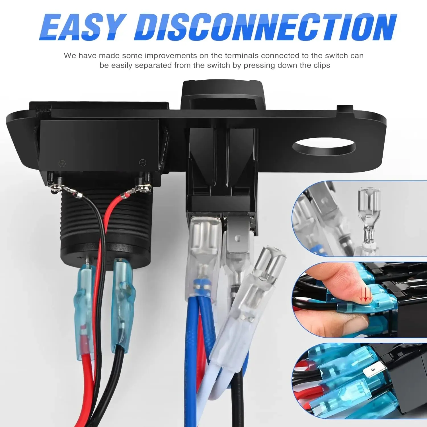 3 in 1 Multifunctional Integrated Switch Console Panel