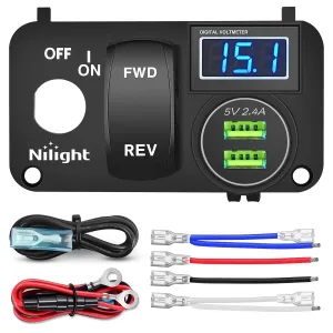 3 in 1 Multifunctional Integrated Switch Console Panel