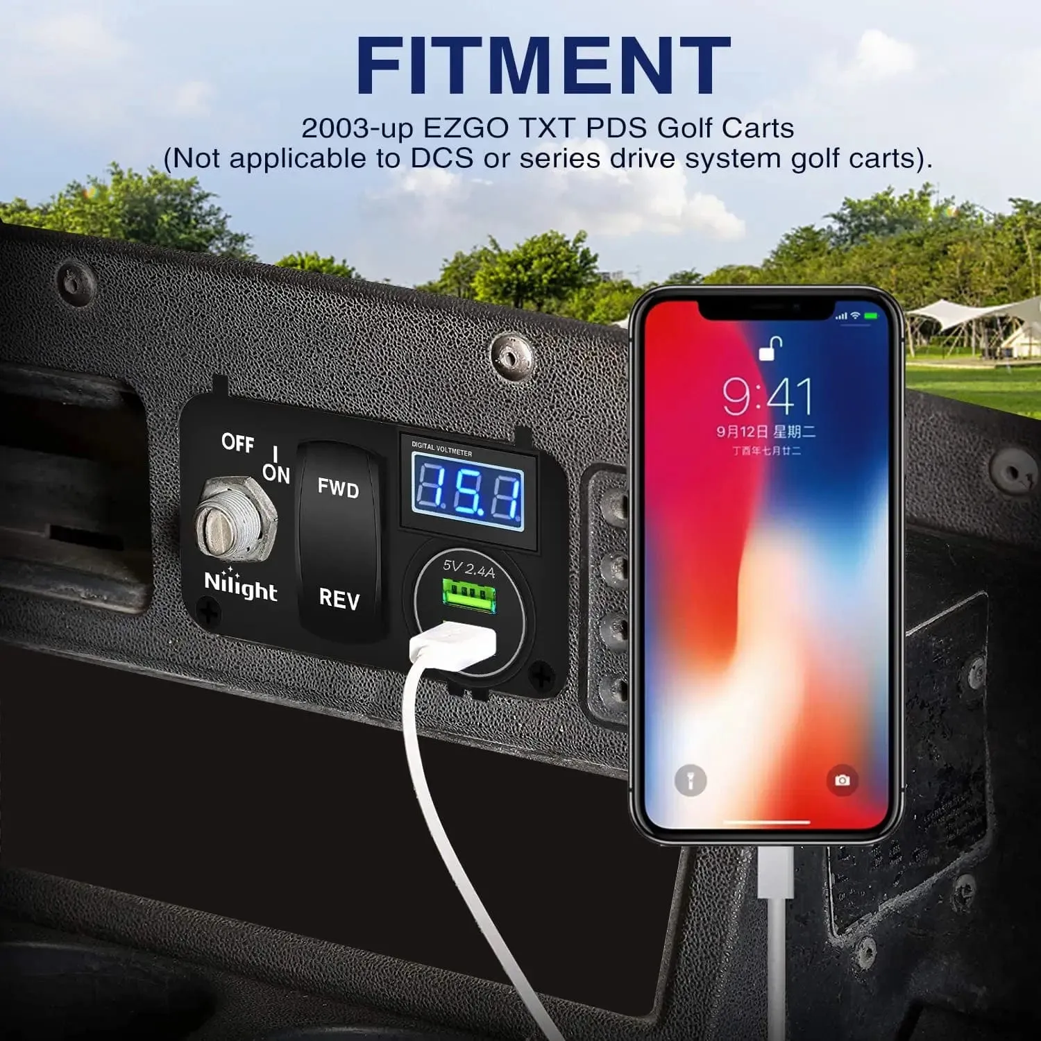 3 in 1 Multifunctional Integrated Switch Console Panel