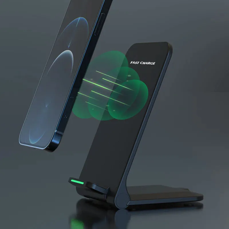 30w Wireless Charger Stand Pad for Iphone Samsung Fast Charging Dock Station
