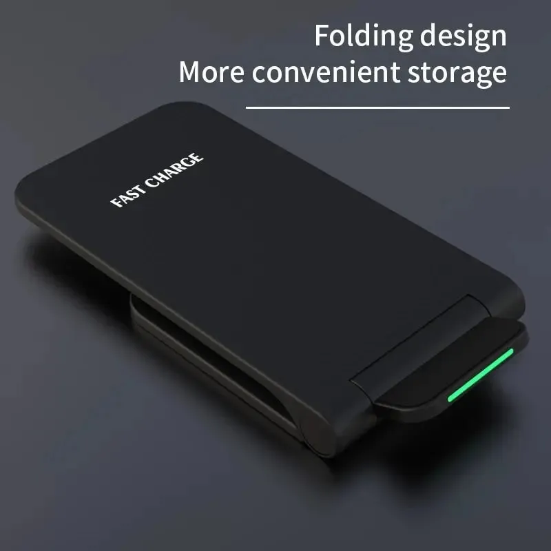 30w Wireless Charger Stand Pad for Iphone Samsung Fast Charging Dock Station