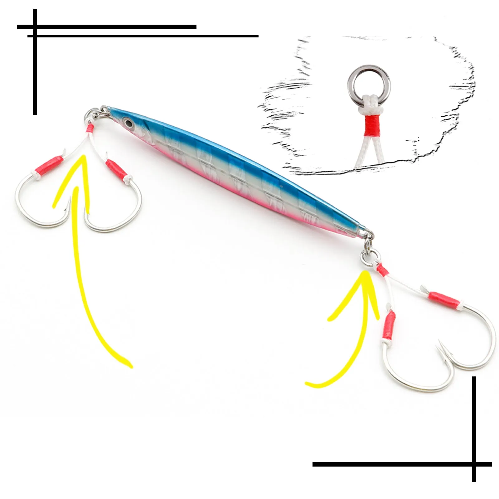 AMYSPORTS 50pcs/Pack Fishing Rolling Swivels with Singlelap Snap