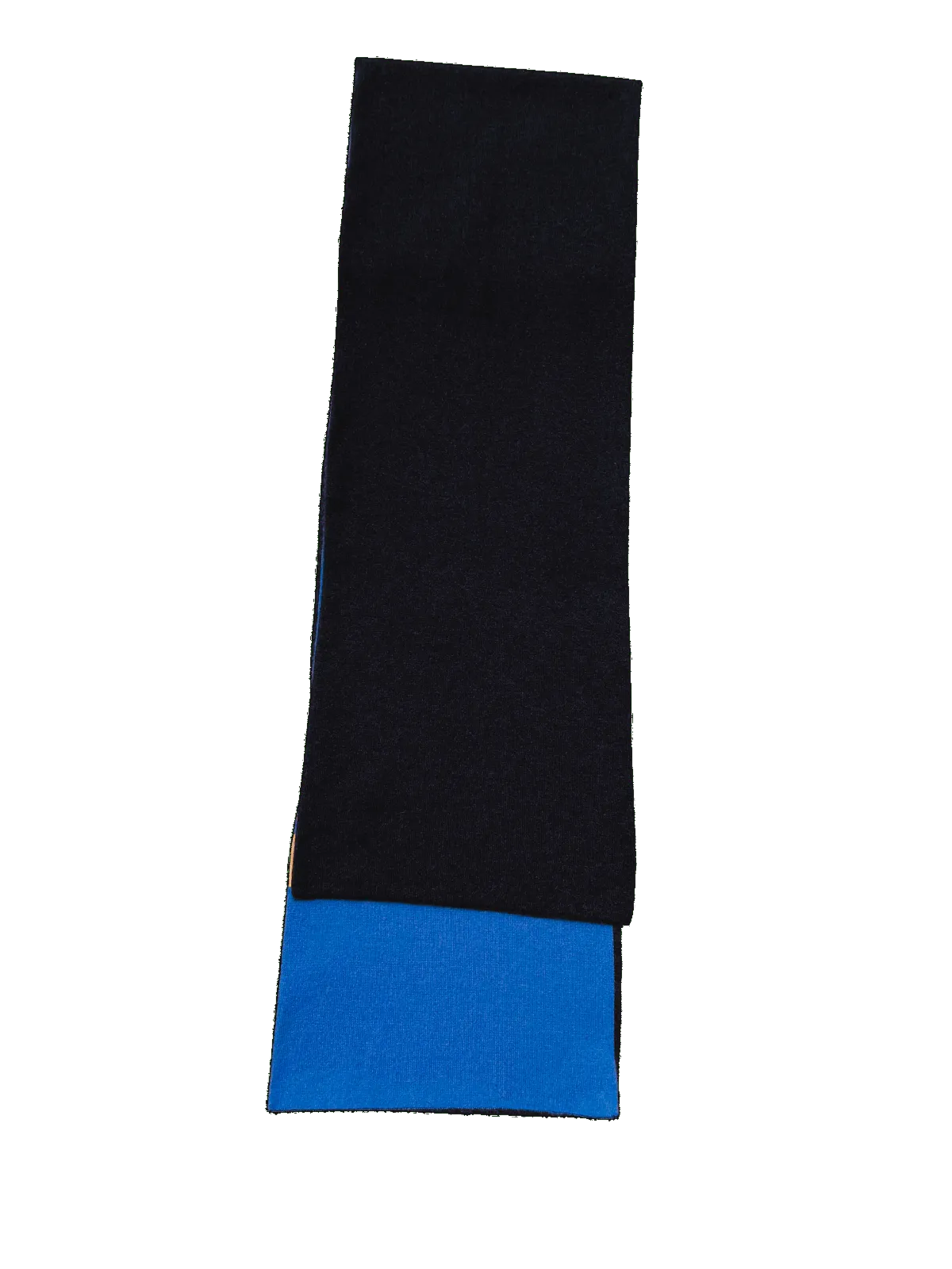 Blue & Black Italian Scarf  Bold Style for Men Who Make an Entrance