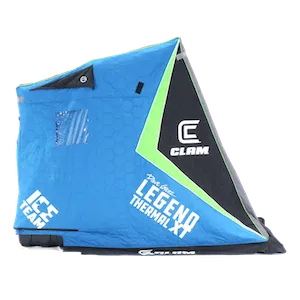 Clam Legend XT Thermal Ice Team - 1 Person Flip Shack