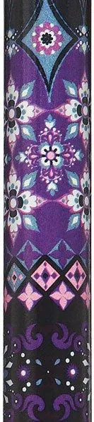 Designer Folding Cane: Purple Majesty, Retractable Ice Tip