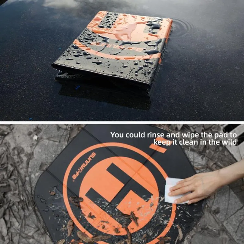 Foldable Leather Helipad for Drones - 55 x 50cm