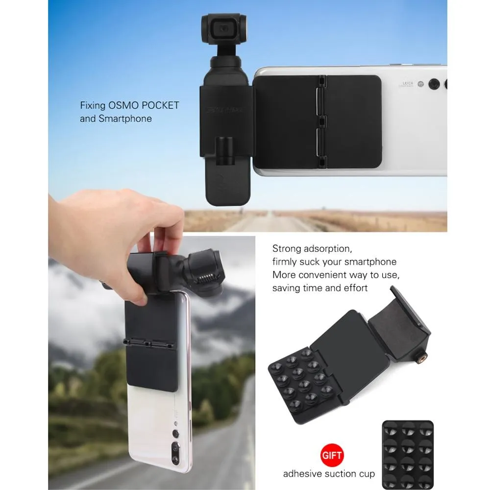 Folding Sucker Holder for Dji Pocket - Compact Design