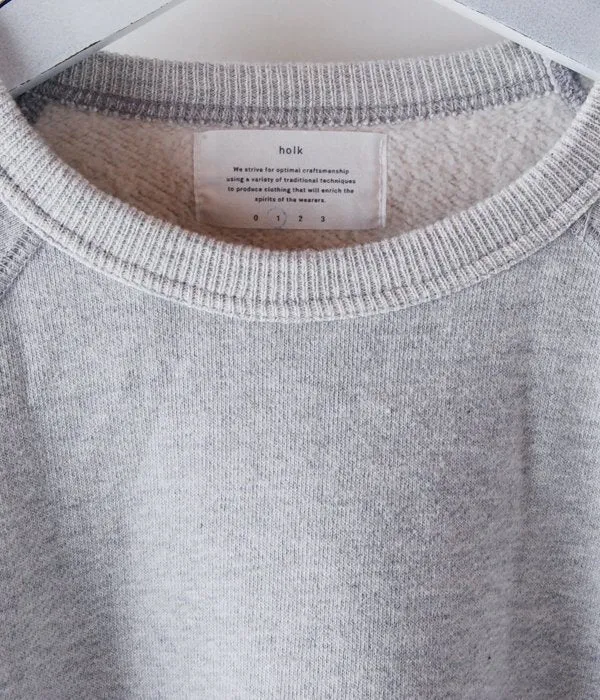 holk/RAGLAN SWEAT (H.GRAY)