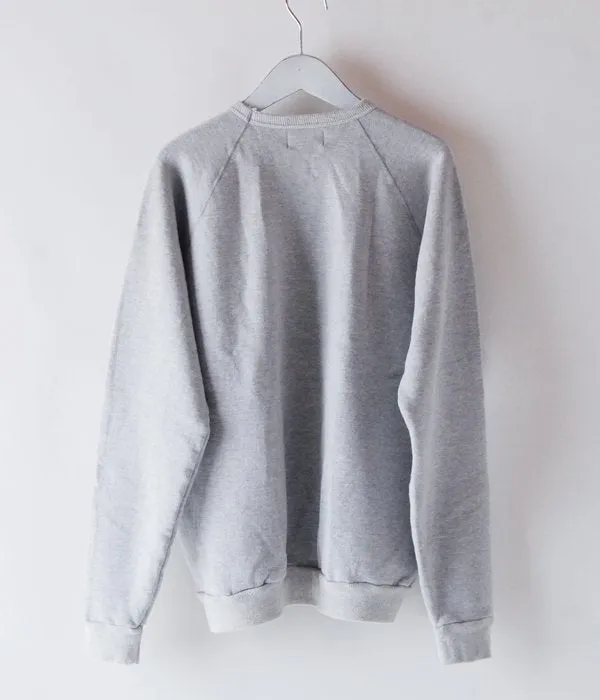 holk/RAGLAN SWEAT (H.GRAY)