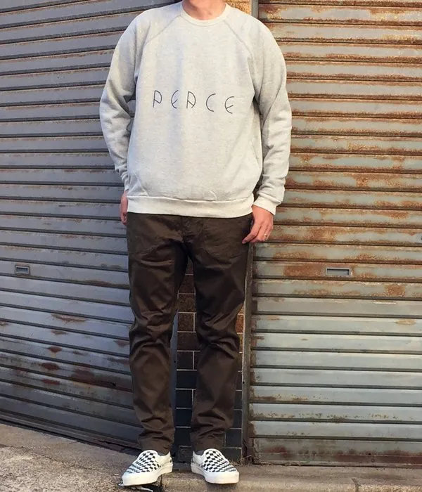 holk/RAGLAN SWEAT (H.GRAY)