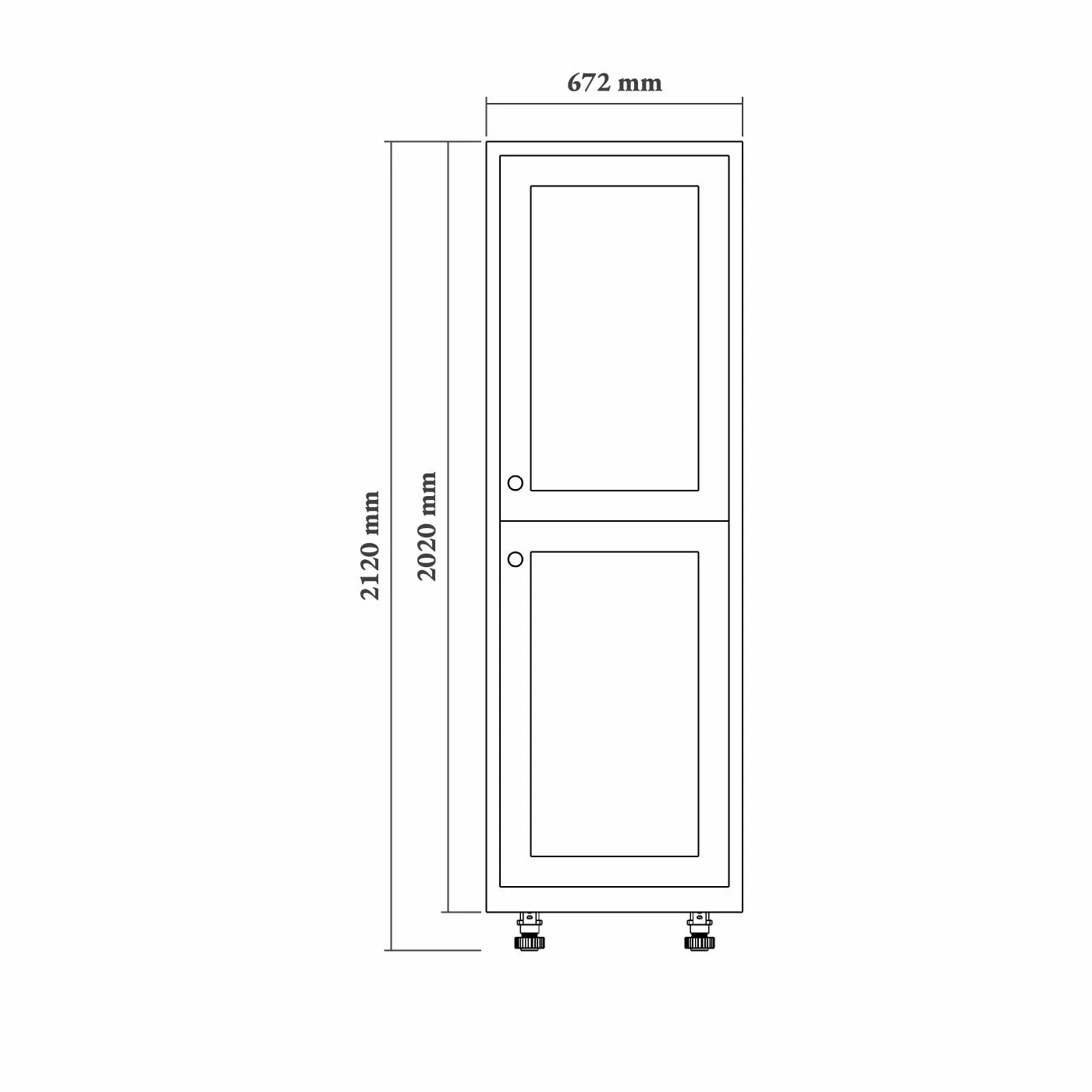 Integrated 50/50 Fridge Freezer Housing