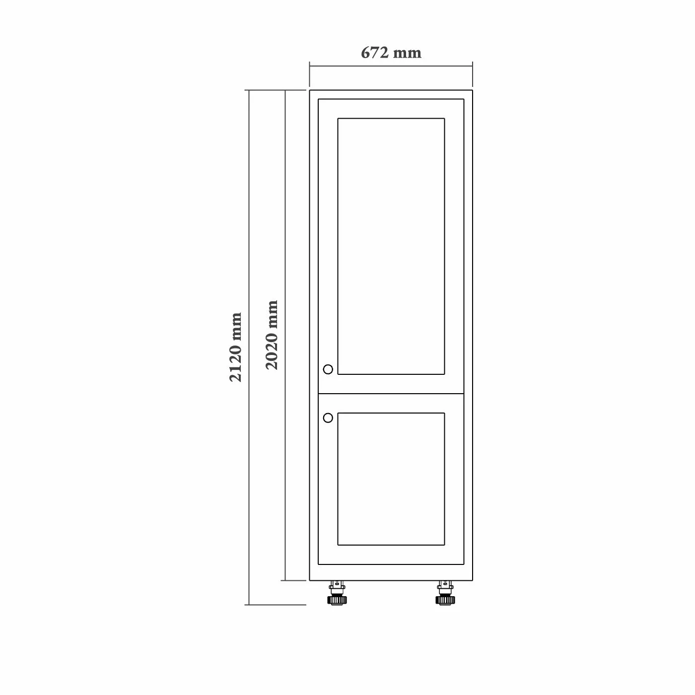 Integrated 70/30 Fridge Freezer Housing