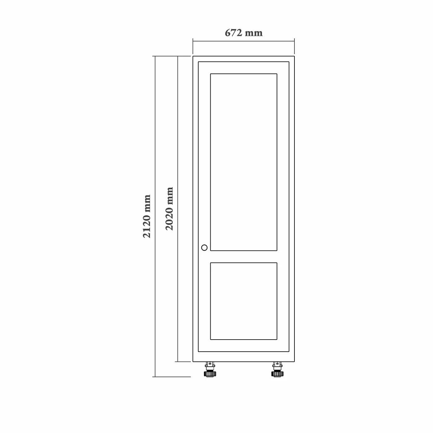 Integrated Single Fridge Freezer Housing