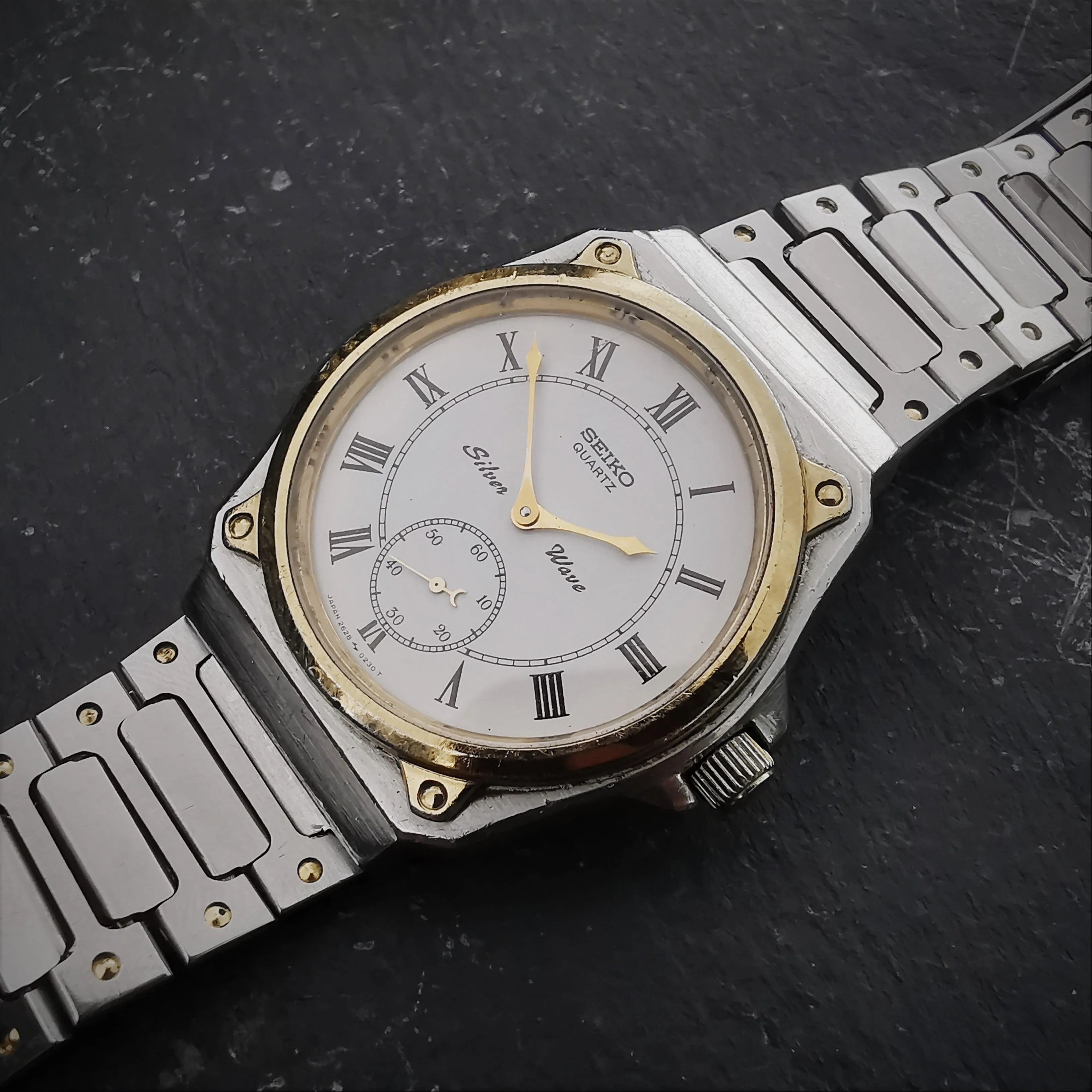 Men's Vintage Seiko Silver Wave 2628-0060