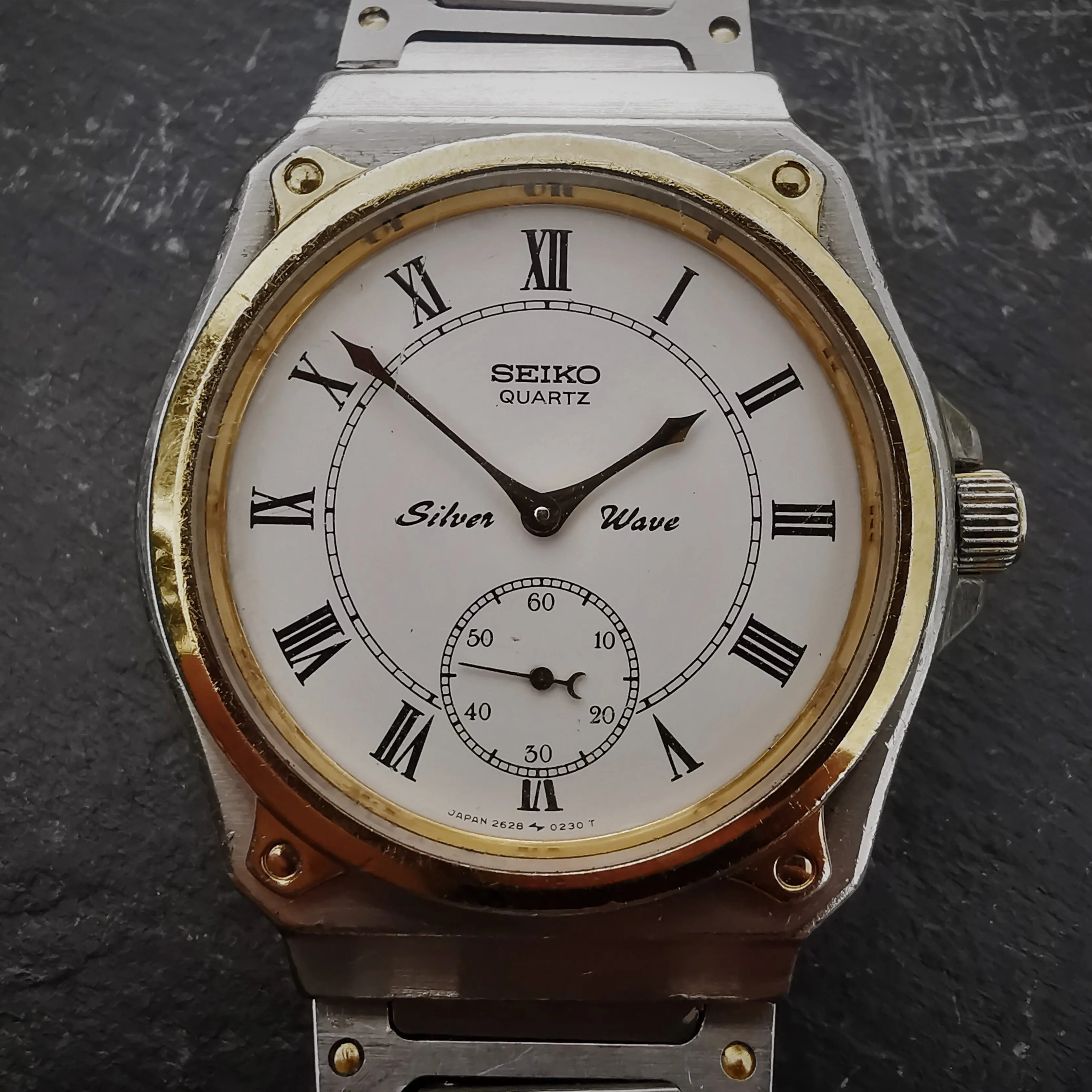 Men's Vintage Seiko Silver Wave 2628-0060