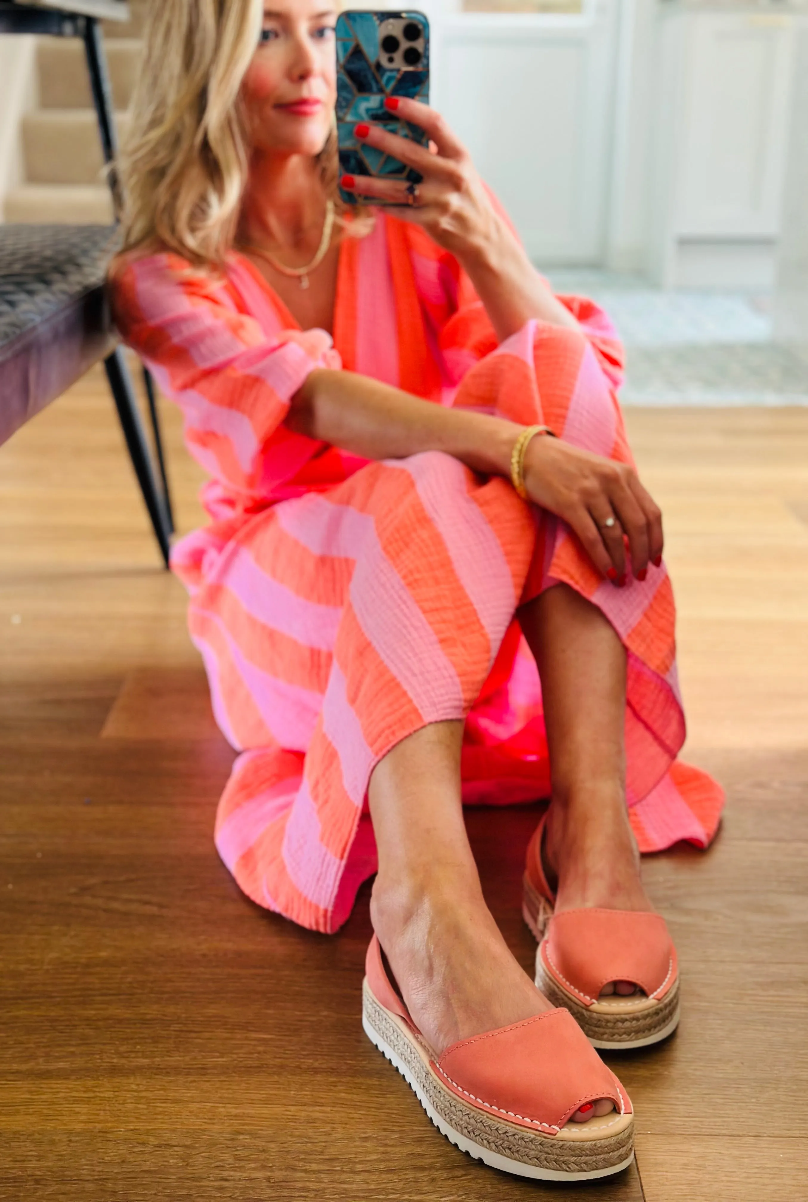 Neon Striped Dress